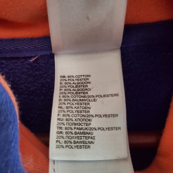 THE NORTH FACE LOGO PULLOVER HOODIE PURPLE CORAL WOMANS SZ LG - Picture 5 of 6